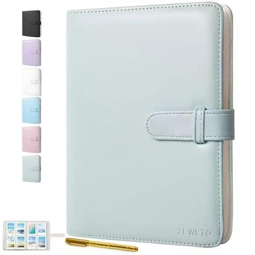 ZEWETO Fotoalbum mit 256 Taschen für Fujifilm Instax 3-Zoll Film Polaroid Fotos/Mini 9 Mini 8 / Mini 90 / Mini 25 / Mini 11/70/ 50s /7s /Kodak Zink/HP/Sofort Bilder Kamera Zubehör- Mini Album