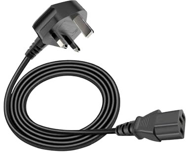 AC Power Cable Replacement for LG TV 42LF66 42LF2500 42LF2500-ZA.BEKJLJG 37LG3000 37LG3000-ZA 42LG7000 19LE3300 42CS460 42PX5D 50PT353K 32LH2000 32LH3000 42LH3000 37LH3000 37LH2000 UK Cord Lead Plug