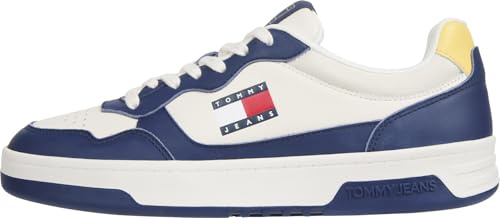 Tommy Jeans Herren Cupsole Sneaker Essential aus Leder