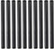 Hiceeden 10 Pack 3/4 Inches x 12 Inches Black Pipe Fittings, Industrial Iron Pipe Nipples, Steampunk Vintage Style Pipe Fittings for DIY Bookshelf, Clothes Rack, Customized Flower Stands,Matte