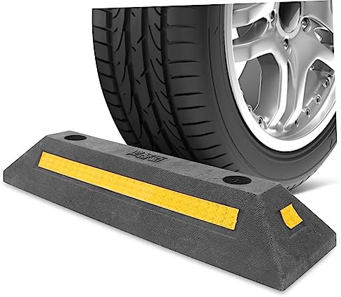 CRILSTYLEO Parkplatz Stopper Für Garage Verstärkter Parkplatz Helfer Und Radstopper Für Sichere Parkpositionierung Parkplatzsperre Für Private Und Gewerbliche Garagen