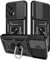 Yutwo Funda para Motorola Moto G85 5G Carcasa, Protección de la Cámara Carcasa con Cubierta de Cámara Deslizante y Soporte de Anill Carcasa para Motorola Moto G85 5G – Negro