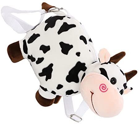 TOGEVAL Kleine Kuh-handytasche für Damen Umhängetasche mit Reißverschluss Süße Cartoon-geldbörse für Shopping Reisen und Schule Mobiltelefone und Kleingeld