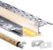 Profilé Alu pour Ruban LED 1m 6 Pièces – Rail LED avec Diffuseur LED Blanc Opale – profilé led encastrable Placo pour un Éclairage Doux et Homogène – Compatible Bandes led ≤20 mm (SA01, 1M 6 pièces)