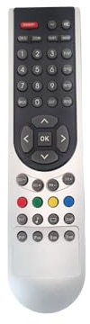 IOOIQQ RCH8B44 - Mando a distancia para BEKO OKI BEKO BUSH DAEWOO ECG KARCHER GRUNDIG PANACHE ONN POLAROID SCHAUB SEG TELE TV
