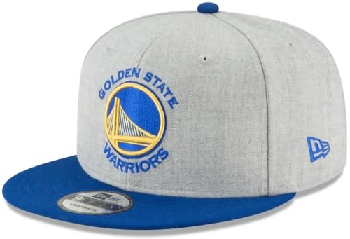 New Era NBA Golden State Warriors 9FIFTY Baseballkappe, verstellbar, Einheitsgröße, Grau, Einheitsgr��e