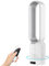 Ventilateur Sans Pale, 8 Vitesses Ventilateur Colonne Sans Pale, Oscillation 90°, Minuterie de 2 Heures, 3 Modes de Vent, 30dB Ventilateur Colonne Pour Salon et Chambre (Argent)