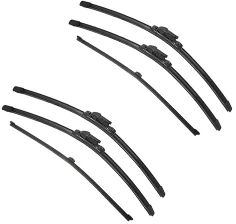 ahhccne Limpiaparabrisas para Audi A4 B8 2009-2016, Escobillas limpiaparabrisas Delanteras y traseras