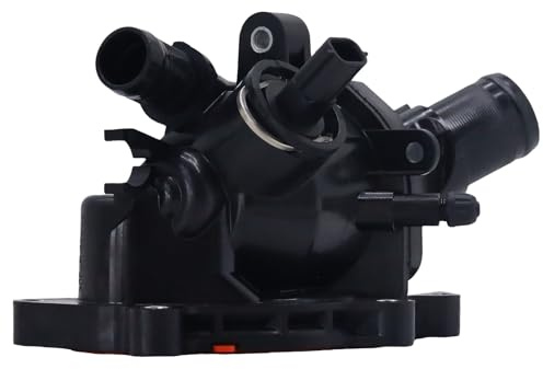 Bywindup Kühlmittelthermostatgehäuse und Dichtung Kompatibel mit Dacia Dokker Duster Lodgy Renault Captur Clio Express Kadjar Kangoo Megane Scenic Ersatz für 11060-0260R 2822033000
