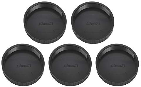 Pongnas Objektivkappe, Linsenkappe mit 5pcs Kunststoff für M42 -Kamera