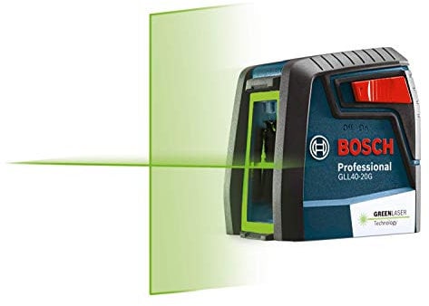 Bosch GLL40-20G Green-Beam Self-Leveling Cross-Line Laser