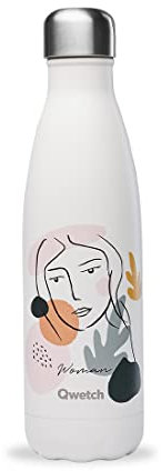 QWETCH - Bouteille Isotherme Originals Woman 500ml - 24h Froid et 12h Chaud - Etanche, Sans BPA & Réutilisable - Gourde inox isotherme pour Sport, Voyage, Bureau, Randonnée