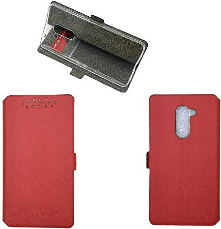 Custodia per Huawei Honor 6X ,Custodia in Pelle Custodia per Huawei Honor 6X BLN-L21/L22/24 BLN-AL10/TL10/AL20 BLN-TL00 / GR5 2017 BLL-L21 BLL-L22 / Mate 9 Lite BLL-L23 Custodia Cover Case Red