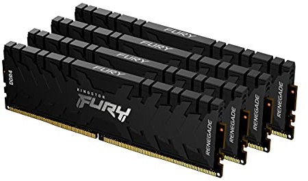 Kingston FURY Renegade 64GB (4x16GB) 3600MHz DDR4 CL16 Desktop Speicher Kit mit 4 KF436C16RB1K4/64