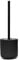 Douceur d'Intérieur, Brosse WC (Diamètre 11.4 x 38 cm) Mambo Noir, Grès Soft Touch