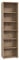 FORTE TEMPRA 2 Regal mit 5 Einlegeböden, Holzwerkstoff, Artisan Eiche Dekor, (B x H x T) 54 x 197,5 x 34,8 cm