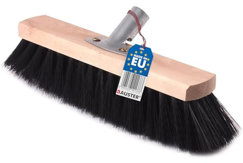 BAUSTER® Straßenbesen 300 mm ohne Stiel Großraumbesen zum Fegen von Straßen Industriebesen Gartenbesen, Handbesen Holz, Hallenbesen Fußwegen