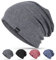 HASAGEI Mütze Herren, Slouch Beanie Damen, Leichte Dünne Mütze, Weich Baumwolle Chemo Mütze, Klassische Unisex Jersey Mütze für Frühling Herbst und Winter