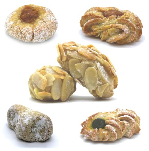 Paste di Mandorla Artigianali Almanegra Delizie Siciliane Miste Assortite al Pistacchio Arancia Classiche Sicilia (Assortita, 6 Pezzi)
