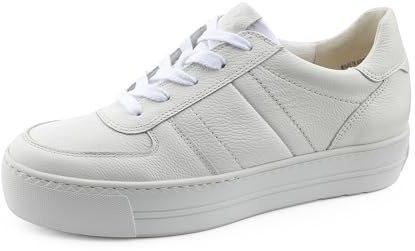 Paul Green Damen, Frauen Low-Top Sneaker,schnürer,Plateausohle,Halbschuhe,straßenschuhe,Strassenschuhe,Sportschuhe,Weiß (Nein),43 EU / 9 UK