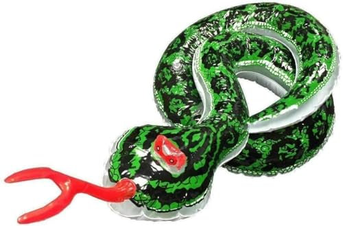Mr. Gadget Solutions - Serpente gonfiabile a forma di serpente, giocattolo acquatico a tema, accessorio decorativo per feste in maschera, spiaggia e piscina, 50 cm
