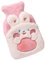 GOOHOCHY Borsa Acqua Calda Staccabile Peluche Copertura Borsa Elettrica Acqua Calda Invernale