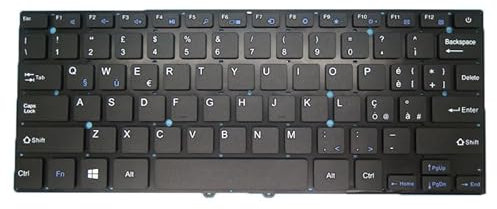 Tastiera per Laptop per Jumper EZBook 3 SE EZBook 3 SL 13.3 Italia IT Nero EZBOOK 3 SE LB11 MB27716011-BZ YXT 93-51 Nuova