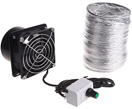 USB Exhaust Fan Duct Air Ventilation Blower Window Extractor Toilet Kitchen Industrial Fan Adjustable Speed Fume Extractor Duct Exhaust Fan Ventilation Fan USB Powered Fan