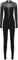 Miutii Damen Ganzkörper Turnanzug Glitzer Gymnastikanzug Langarm Ballettanzug Gymnastik Leotard Trikot Eiskunstlauf Body Sport Overall Jumpsuit Schwarz L