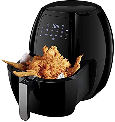 Digital 8.2 L Touch Screen Air Fryer Oven Healthy Oil-Free Airfryer with 8 Cooking Presets,120 Minutes Long Timer, Temperature From 40-200 Degrees,Non Stick Easy To Clean, Black Every Family To pursue
