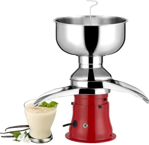 KJHYYPP Centrifuga elettrica per Crema di Latte, separatore di Burro per Crema di frappè da 50 l/Ora, per Prodotti lattiero-caseari a Base di Latte di Capra