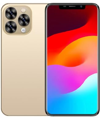 FOXIONO telefono sbloccato, schermo da 6,11 pollici, doppia fotocamere, 1 GRAM, 16GROM, supporta solo 3GWCDMA: 850/1700/2100 MHz, bande di frequenza Dual SIM, smartphone Android (3, giallo)