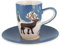Mila Keramik Espresso-Tasse mit Untere Rotwild | MI-88299