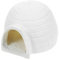 PERSELOSO Simulation Eishaus Modell Für Junge Mädchen Miniatur Iglu Figurine Aus Resin Kreative Deko Für Kinderzimmer Und Garten Für Kleine Entdecker Und Naturfreunde