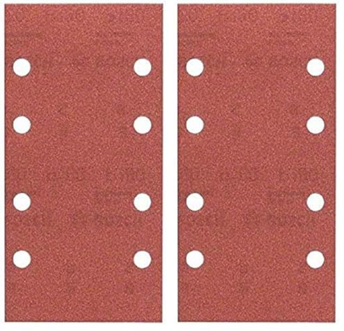 Bosch DIY Accessories Schleifblatt (für Schwingschleifer verschiedene Materialien, 10 Stück, 93 x 185 mm, Körnung 180) (Packung mit 2)