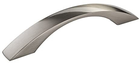 SOTECH Schrankgriff ZOE Möbelgriff Schubladengriff Griff Bogengriff Bügelgriff Kommodengriff BA 128 mm Edelstahloptik