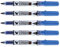 Pilot Whiteboard-Marker V Board Master S, ultradünn, Blau, 5 Stück