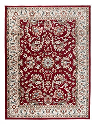 Carpeto Orientteppich Teppich Rot 300 x 400 cm Ornamente Muster Emirat Kollektion