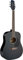 Stagg Dreadnought-Akustikgitarre, 3/4-Größe, Schwarz