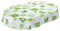 Wachstuchtischdecke abwaschbar Garten Tischdecke Wachstuch Rund Oval Eckig Indoor Outdoor Karo Kamille Grün Oval 180x140cm