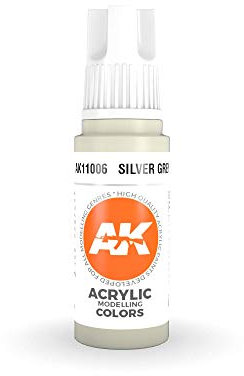 AK Interactive 3rd Gen Acrylic Silver Grey 17ml
