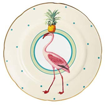YVONNE ELLEN Assiette Flamant Rose 16cm