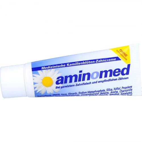 AMINOMED Kamillenblüten Zahncreme ohne Titandioxid