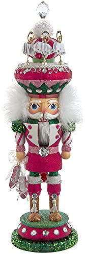 Kurt S. Adler 18-Inch Hollywood Pink and Green Ballet Soldier Nutcracker