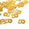 50. Geburtstag Jubiläum Konfetti goldene,Zahlenkonfetti Tischdeko Streudeko,Streudeko für Geburtstagsfeier, Motto-Party,Geburtstags Zahlen-Konfetti,Glitter Geburtstags-Deko, Gold