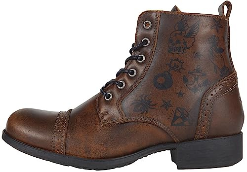 Helstons Mehari Stivali Moto Donna, marrone, 38