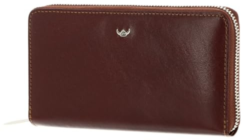 Golden Head Leder Geldbörse Colorado RFID Protect RV-Damenbörse 2804 Tabacco braun
