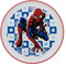 ASSIETTE BICOLORE ANTIDÉRAPANTE POUR ENFANTS | SPIDERMAN ARACHNID GRID