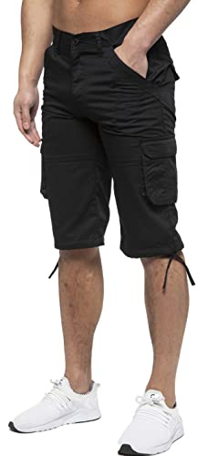 989Zé ENZO Mens Cargo Combat Shorts Summer Chino Casual Work Knee Length Pants