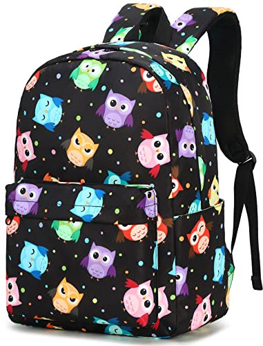 Esfoxes Mädchen-Rucksack für Grundschule, Mittelschule, Kinder, Teenager, Schultasche, Damen, College, Büchertasche, Laptop-Rucksäcke, eule, Modern